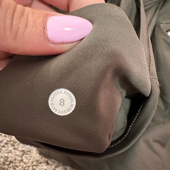 LULULEMON Women's Fast and Free Tight 31" Non-Reflective Size 8 In Dark Olive - Picture 4 of 11